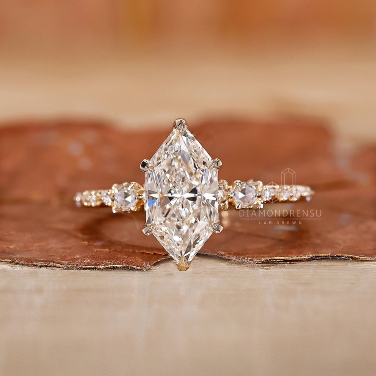 Buy Engagement ring with customise ring style.
