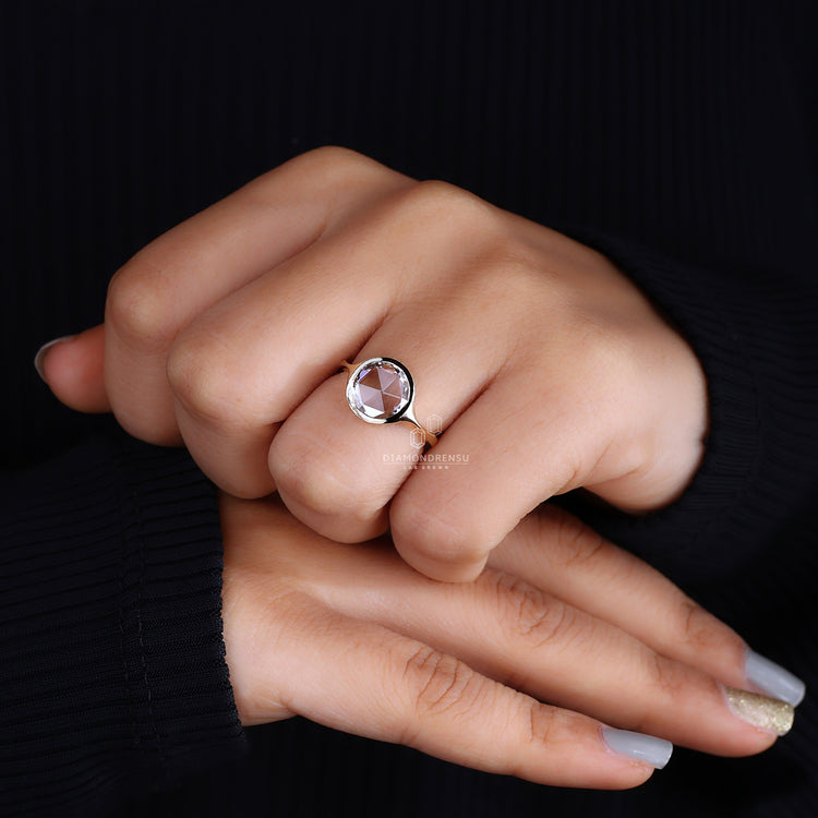 Handmade ring with a simple and elegant design.