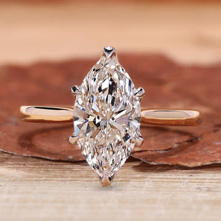 Elegant marquise diamond ring designed for timeless beauty.