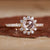 Model Wearing Rose Cut Diamond Ring with 6 Claw Setting Model Wearing Rose Cut Diamond Ring with 6 Claw Setting