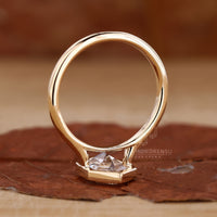 Buy Engagement ring with hexagon engagement ring.