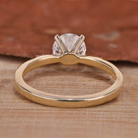 Buy Engagement ring with round cut stones.