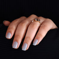 Lab grown diamond ring crafted with care and precision.