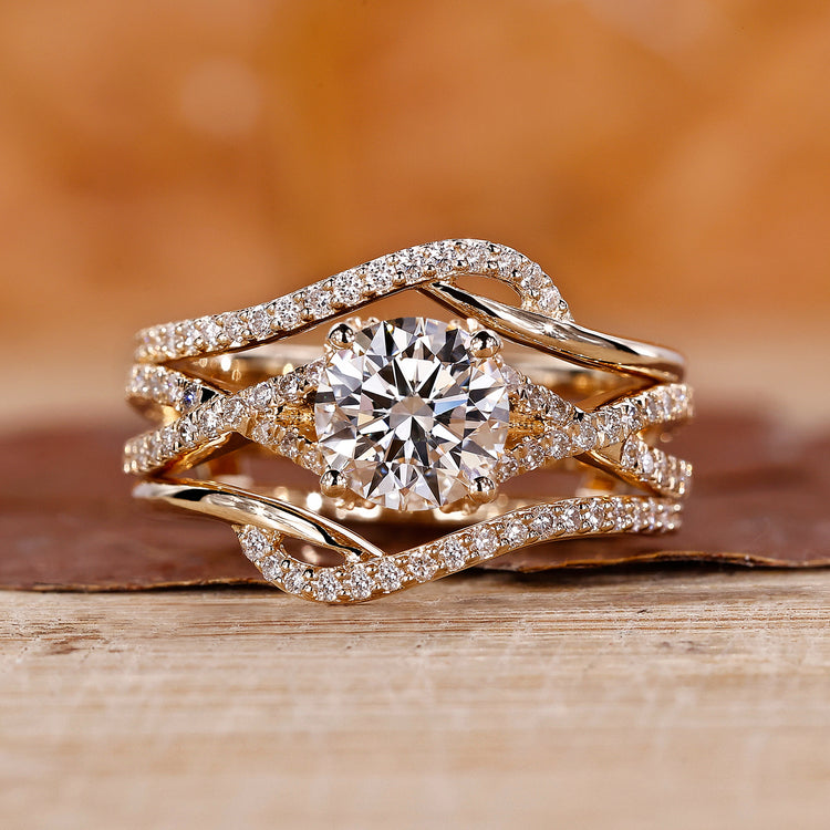 Buy wedding band along with handmade band.
