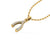 Make a Wishbone Lab-Grown Diamond + Solid Gold Pendant Necklace
