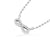 Infinity Symbol Lab-Grown Diamond + Solid Gold Pendant Necklace