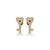 Love is The Key Lab-Grown Diamond Stud + Solid Gold Earrings