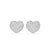 Chubby Heart Lab-Grown Diamond Stud + Solid Gold Earrings Chubby Heart Lab-Grown Diamond Stud + Solid Gold Earrings