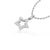 Open Star Lab-Grown Diamond + Solid Gold Pendant Necklace
