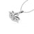Lotus Lab-Grown Diamond + Solid Gold Pendant Necklace
