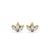3 Petal Marquise Lab-Grown Diamond Stud + Solid Gold Earrings
