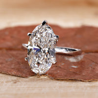Simple diamond ring paired with white gold ring.