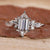 Elongated Hexagon Lab-Grown Diamond Nature Inspired Ring 2.01 CT