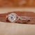 Luxurious halo engagement ring for a touch of glamour