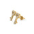 Love is The Key Lab-Grown Diamond Stud + Solid Gold Earrings