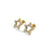 Open Star Lab-Grown Diamond Stud + Solid Gold Earrings