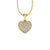 Chubby Heart Lab-Grown Diamond + Solid Gold Pendant Necklace