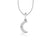 Crescent Moon Lab-Grown Diamond + Solid Gold Pendant Necklace Crescent Moon Lab-Grown Diamond + Solid Gold Pendant Necklace