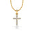 Cross Lab-Grown Diamond + Solid Gold Pendant Necklace Cross Lab-Grown Diamond + Solid Gold Pendant Necklace