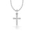 Cross Lab-Grown Diamond + Solid Gold Pendant Necklace