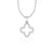 4 Leaf Open Clover Lab-Grown Diamond + Solid Gold Pendant Necklace 4 Leaf Open Clover Lab-Grown Diamond + Solid Gold Pendant Necklace