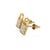Padlock Lab-Grown Diamond Stud + Solid Gold Earrings