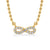 Infinity Symbol Lab-Grown Diamond + Solid Gold Pendant Necklace Infinity Symbol Lab-Grown Diamond + Solid Gold Pendant Necklace