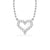Open Heart Lab-Grown Diamond + Solid Gold Pendant Necklace Open Heart Lab-Grown Diamond + Solid Gold Pendant Necklace