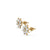Pinwheel Lab-Grown Diamond Stud + Solid Gold Earrings