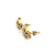 Lotus Stud Lab-Grown Diamond + Solid Gold Earrings