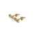 Infinity Symbol Lab-Grown Diamond Stud + Solid Gold Earrings