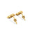4 Leaf Open Clover Lab-Grown Diamond Stud + Solid Gold Earrings