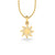 Pinwheel Lab-Grown Diamond + Solid Gold Pendant Necklace