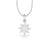 Pinwheel Lab-Grown Diamond + Solid Gold Pendant Necklace