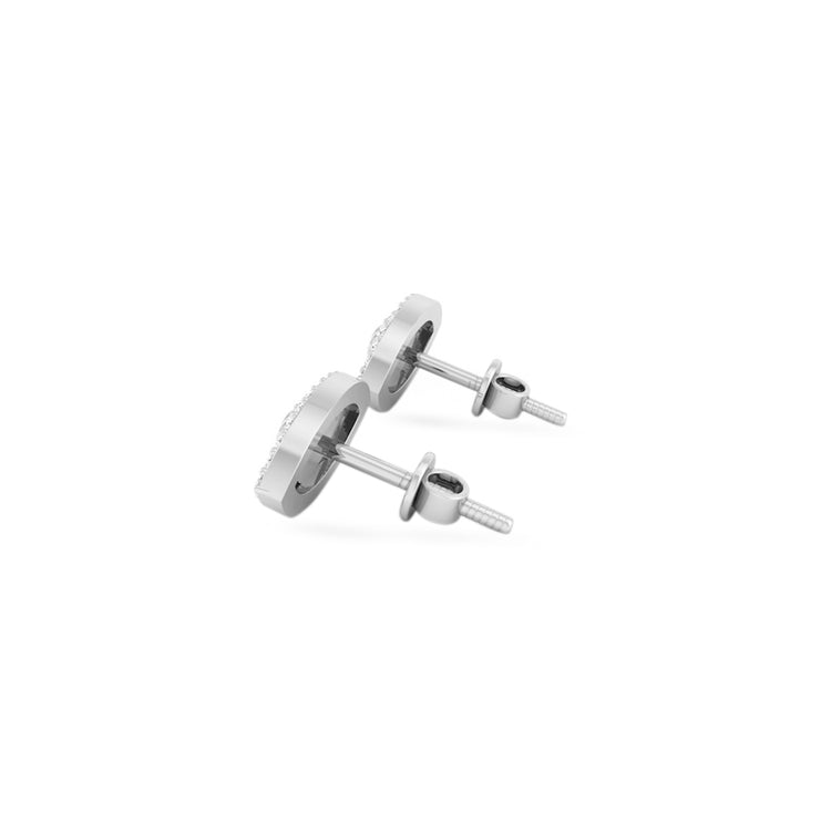 Evil Eye Lab-Grown Diamond Stud + Solid Gold Earrings