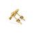 Love is The Key Lab-Grown Diamond Stud + Solid Gold Earrings