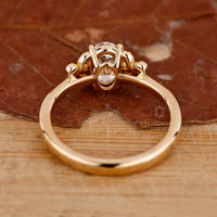Buy Engagement ring with yellow gold diamond ring.