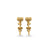 Love is The Key Lab-Grown Diamond Stud + Solid Gold Earrings