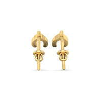 Make a Wishbone Lab-Grown Diamond + Solid Gold Stud Earrings
