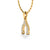 Make a Wishbone Lab-Grown Diamond + Solid Gold Pendant Necklace