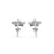 Open Star Lab-Grown Diamond Stud + Solid Gold Earrings