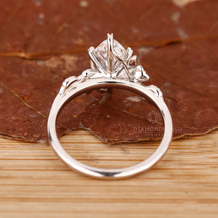 Designer marquise diamond engagement ring.