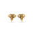 Evil Eye Lab-Grown Diamond Stud + Solid Gold Earrings