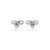 Infinity Symbol Lab-Grown Diamond Stud + Solid Gold Earrings