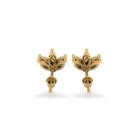 3 Petal Marquise Lab-Grown Diamond Stud + Solid Gold Earrings