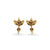 3 Petal Marquise Lab-Grown Diamond Stud + Solid Gold Earrings