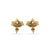 Lotus Stud Lab-Grown Diamond + Solid Gold Earrings