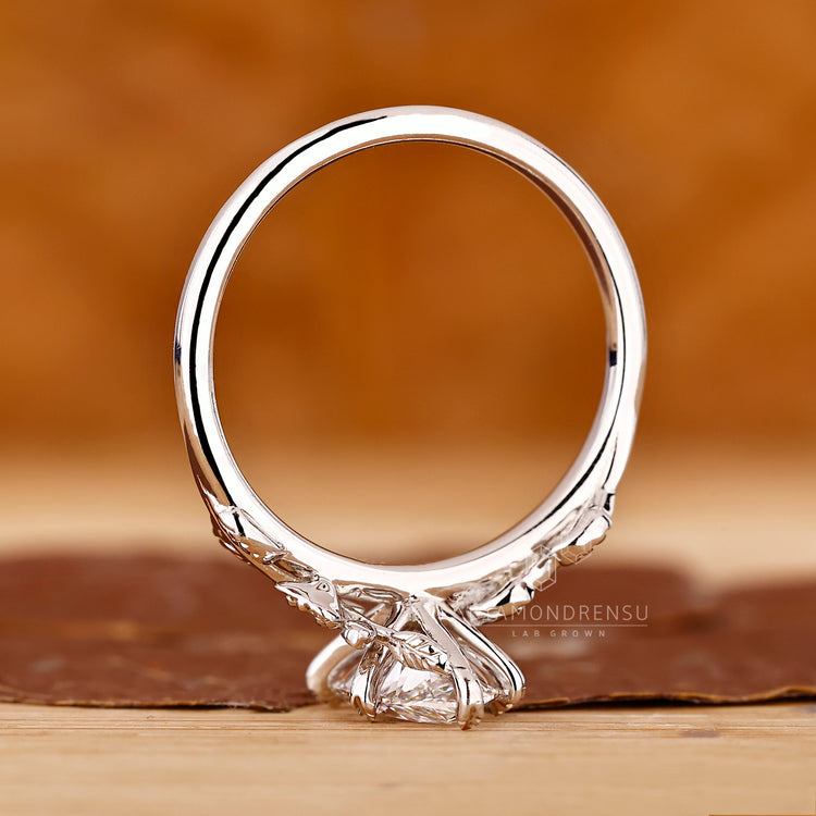 Handmade marquise diamond ring by Diamondrensu AU.