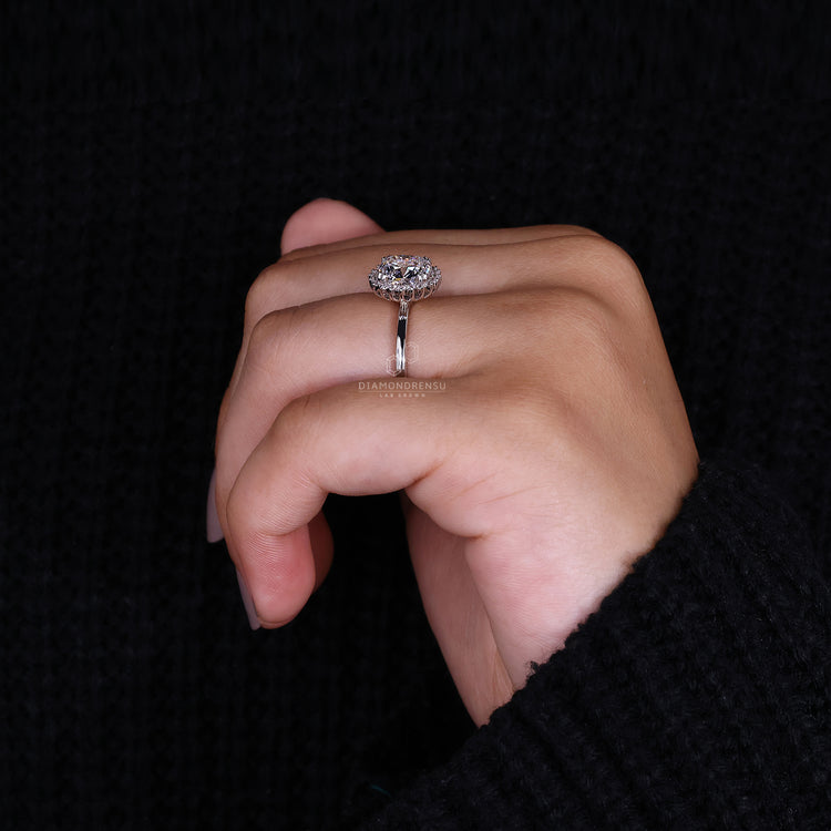 Handmade ring styled as handmade jewelry.