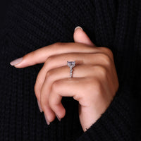 White gold ring in Buy Engagement ring style.